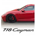 718 Cayman lettering