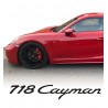 718 Cayman lettering