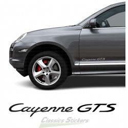 Lettrage Cayenne GTS 