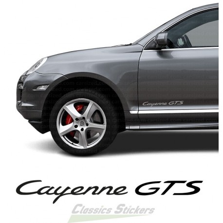 Cayenne GTS lettering
