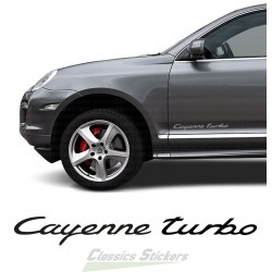 Lettrage Cayenne Turbo