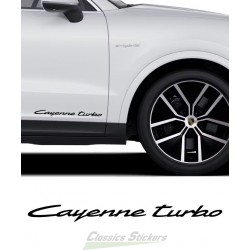 Lettrage Cayenne Turbo 
