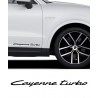 Lettrage Cayenne Turbo