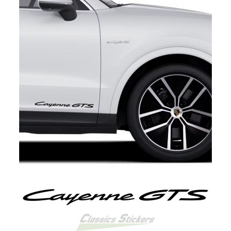 Lettrage Cayenne GTS