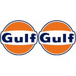 Kit 2 stickers Gulf 