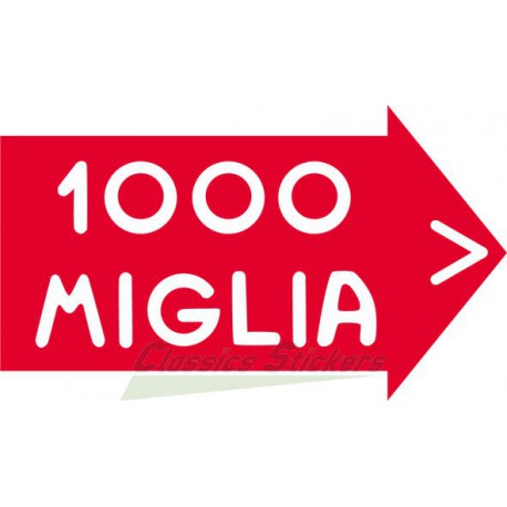 Mille Miglia - Classics Stickers