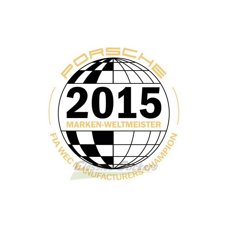 Autocollant Marken Weltmeister Porsche 2015