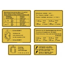 Pack adhésifs traverse moteur 911