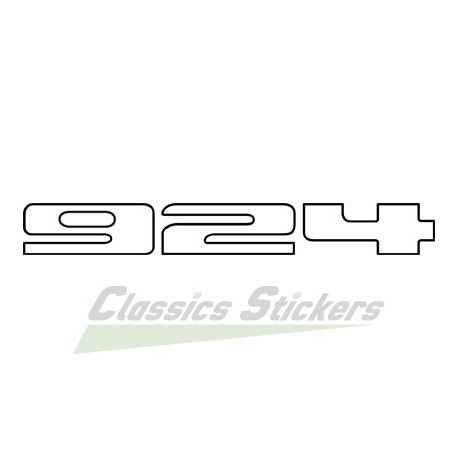 Sticker lettrage 924