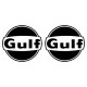 Kit decals Gulf Black-white