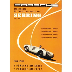 Affiche - Porsche Sebring