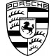 Logo Porsche vitre arrière