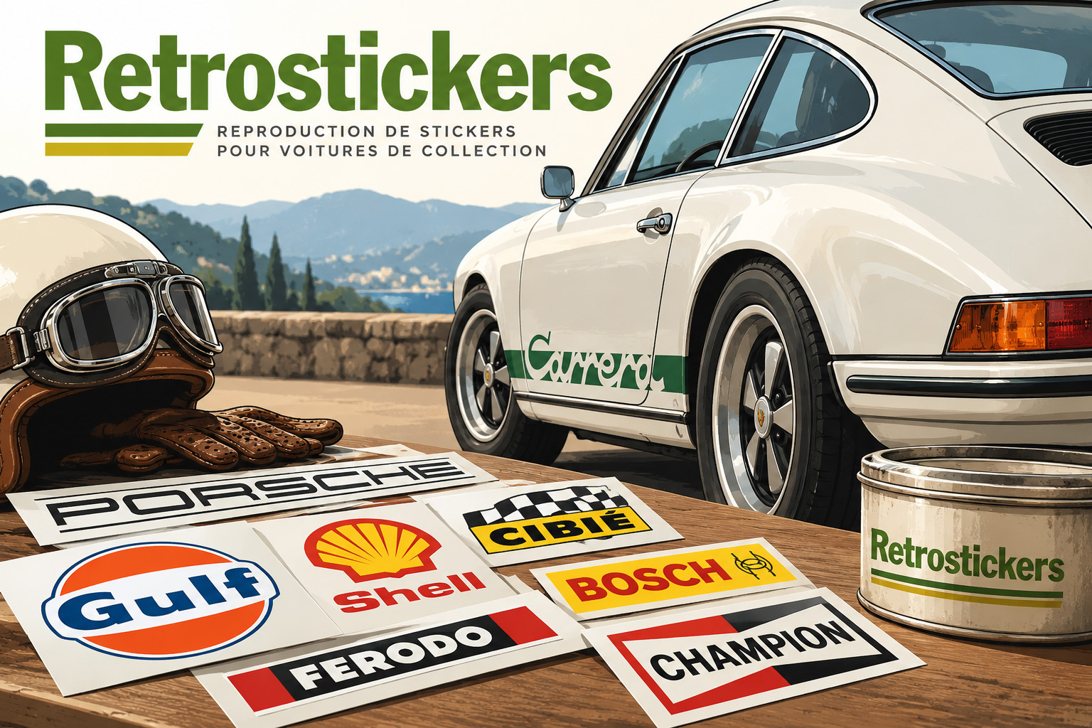 Stickers pour voitures classiques